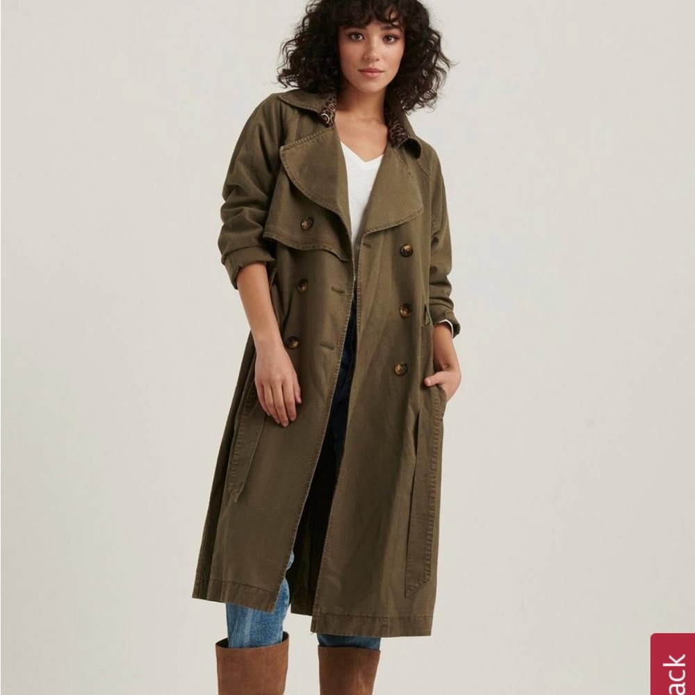 Lucky brand The Relaxed Trench Coat Jacket